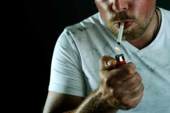 Among smokers, men are more likely to smoke than women.