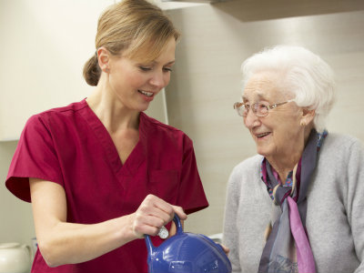 Community care workers connect patients with proper medical care. 